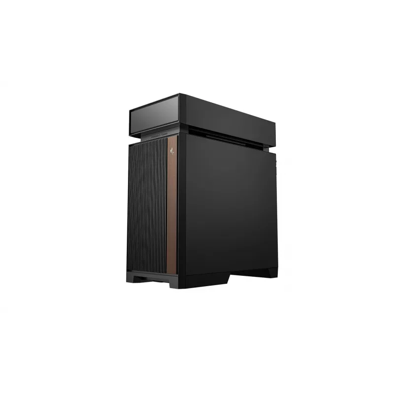 PC korpusas DeepCool CL660 Juoda — ATX/Micro-ATX/Mini-ITX, grūdintas stiklas, 2x3,5 inch + 1x2,5 inch, priekyje 140 mm, viršuje/gale 120-140 mm