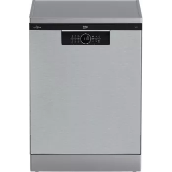 Indaplovė BEKO BDFN26531X — laisvai pastatoma 60 cm, 15 komplektų, 46 dB, nerūdijantis plienas, LED jutiklinis ekranas