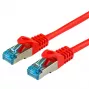 Tinklo kabelis LOGON SSTP Cat5e, RJ-45–RJ-45, 0,3 m, raudonas