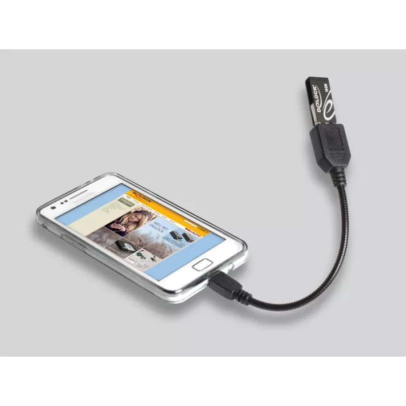 USB laidas Micro-USB B į USB A DeLOCK 83293 0,18 m