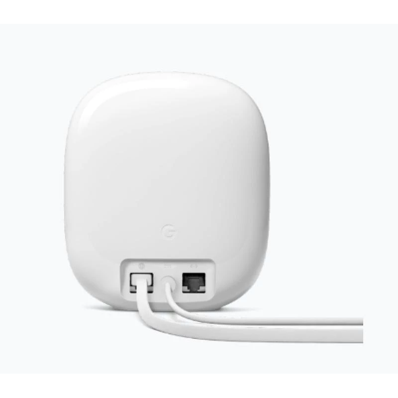 Google Nest WiFi Pro - Wi-Fi System (Router) - up to 120 m² - Network - GigE, 802.11ax (Wi-Fi 6E) - 802.11a/b/g/n/ac/ax (Wi-Fi 6E) - Multi-Band (GA03030-EU)