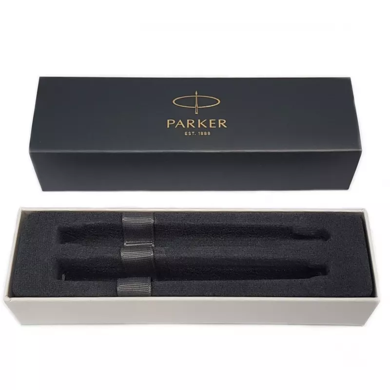 Parker 2093258 tušinukų rinkinys, juodas, sidabrinis, 2 vnt.