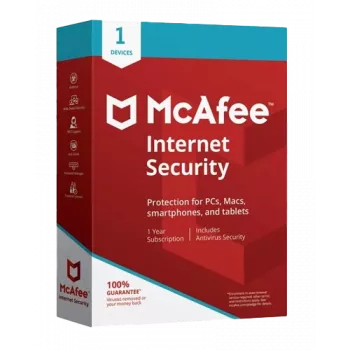 McAfee Internet Security - 1 vartotojas 1 metai, Global