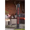 SUNRED | Šildytuvas | RD-DARK-3000L, Valencia Dark Lounge | Infraraudonųjų spindulių | 3000 W | Juodas | IP55