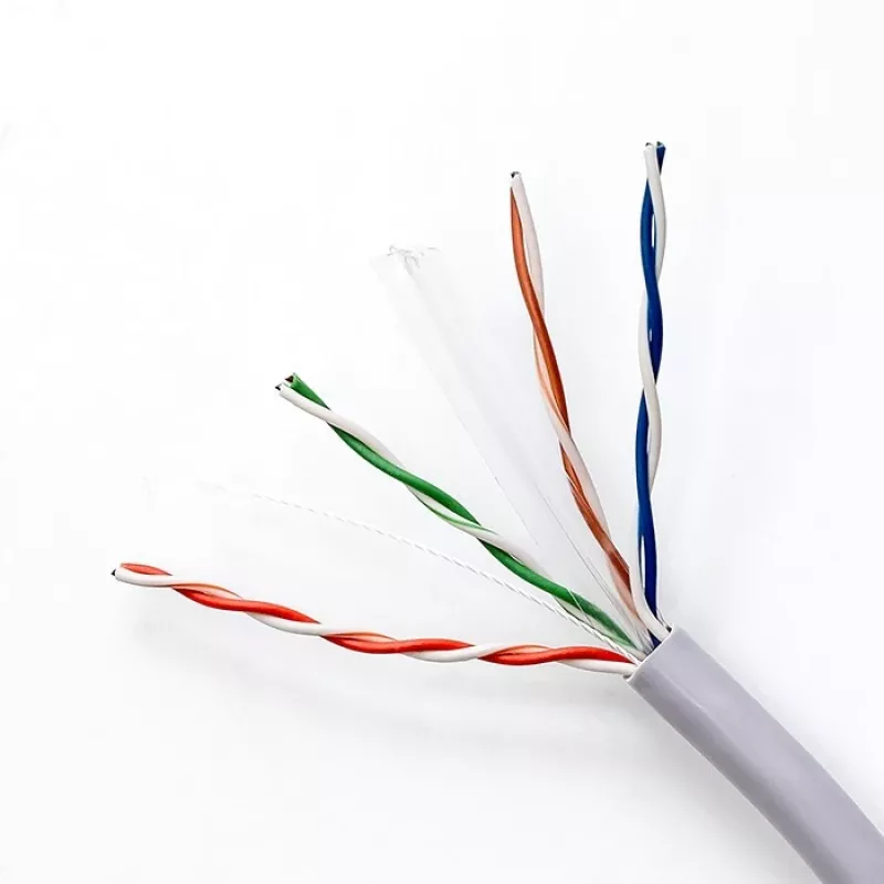 Patchcord UTP laidas QOLTEC 50359 RJ45 CAT6 305m mėlynas