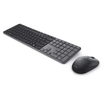 DELL Pro 7 plonas KM726 klaviatūra, pelė komplekte Namams/Biurui RF belaidė + Bluetooth QWERTY US International juoda