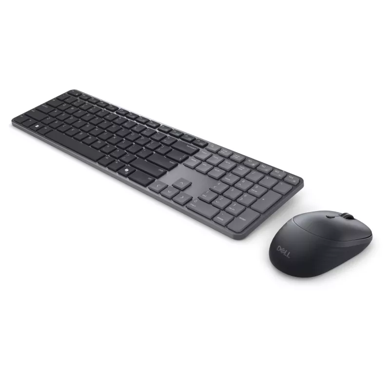 DELL Pro 7 plonas KM726 klaviatūra, pelė komplekte Namams/Biurui RF belaidė + Bluetooth QWERTY US International juoda