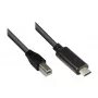 Good Connections USB2.0 laidas C-B juodas 1,8m