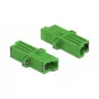 Optic Fiber Coupler DeLOCK E2000 Simplex female to Simplex female