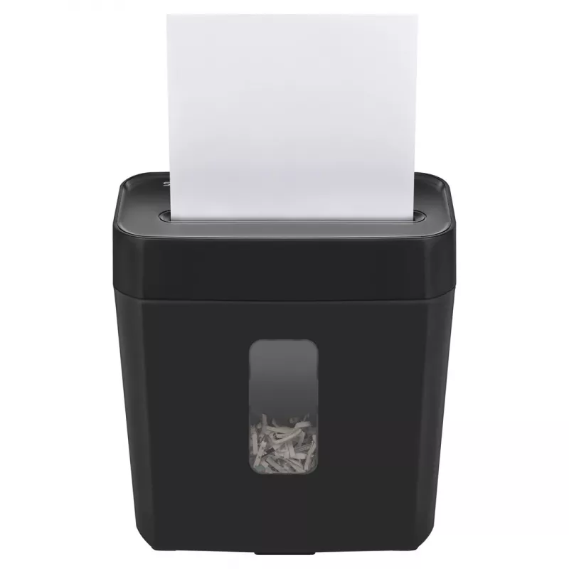 Popieriaus smulkintuvas SAVIO ND-01, kryžminis pjovimas 4 x 32 mm, 11 L talpos dėžė, 230 W, juodas, 72 dB