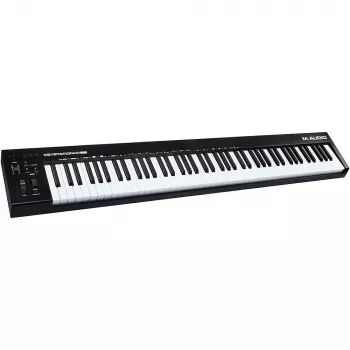 M-AUDIO Keystation 88 MK3 MIDI klaviatūra 88 klavišai USB juoda, balta