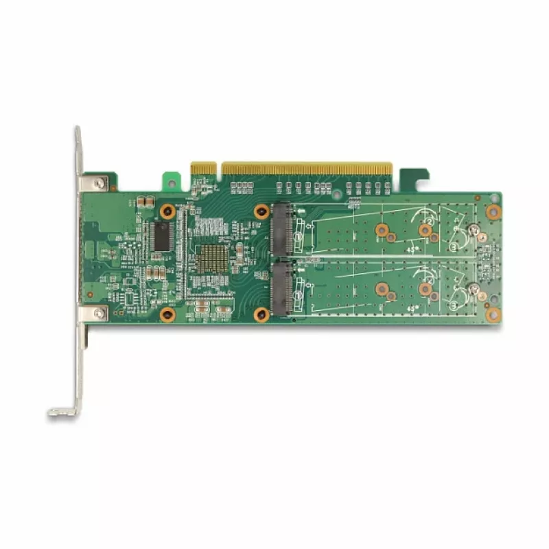 DeLOCK PCI Express x16 kortelė į 4 x vidinius NVMe M.2 Key M – mažo profilio formos faktorius