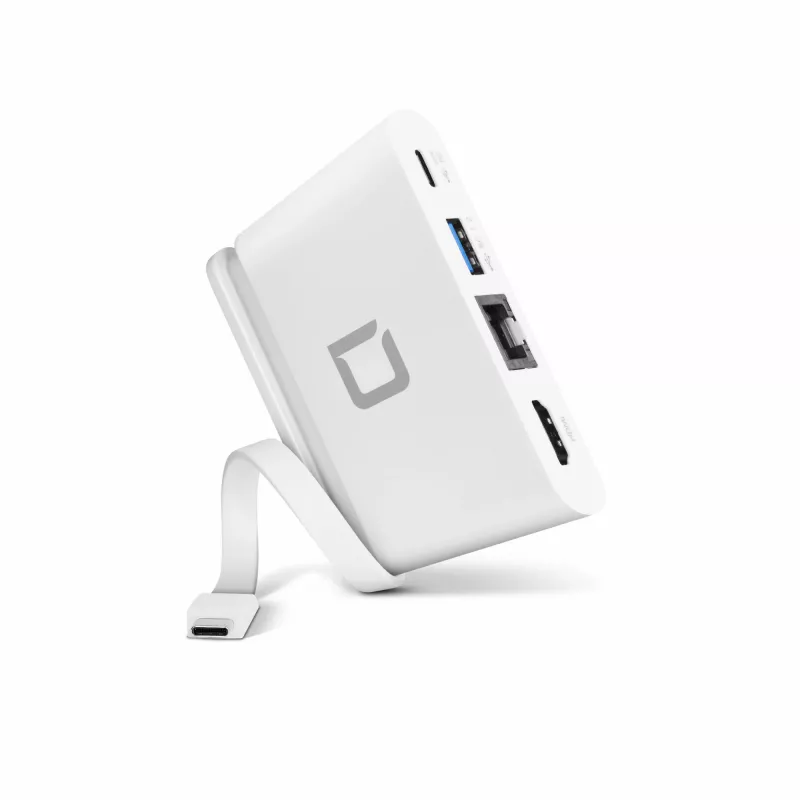 DICOTA USB-C nešiojamas dokas 4-in-1 su HDMI - dokavimo stotelė - USB-C - HDMI (D31730)