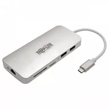 USB-C dokas - 4K HDMI, USB 3.2 Gen 1, USB-A/C šakotuvas, GbE, atminties kortelė, 60W PD įkrovimas