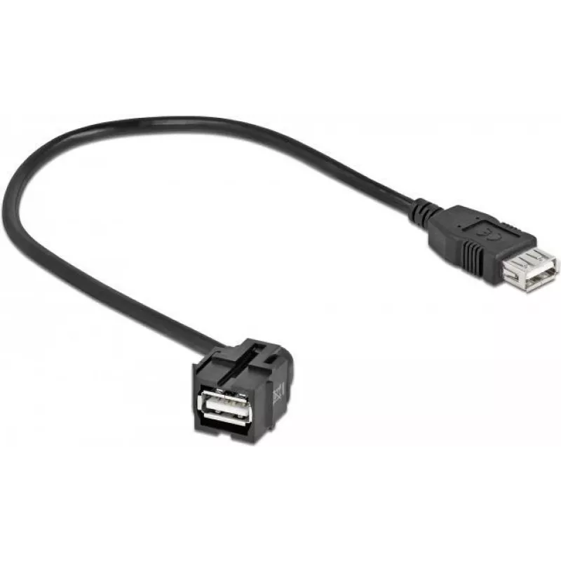 Keystone modulis USB 2.0 A moteriška 250° DeLOCK 86870