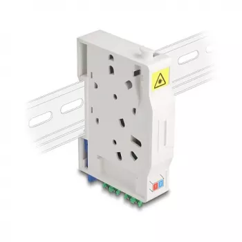 Tinklo kabelis DeLOCK optinio pluošto jungčių dėžutė 85936 LC Duplex balta