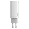 Įkroviklis Baseus CCGAN2L-B02 Vidaus kintamosios srovės greitasis įkrovimas 20V 1xUSB 1xType-C Baltas