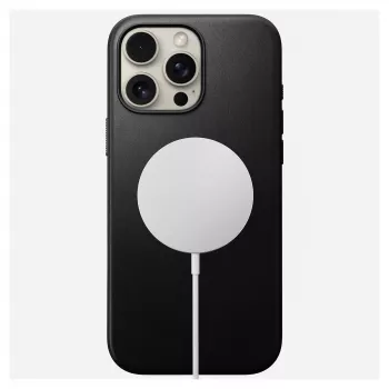 Mobiliojo telefono dėklas Nomad NM01693185, skirtas Apple iPhone 16 Pro Max, oda/TPU/PC, juodas, tinka 17,5 cm (6,9 colio) ekranui