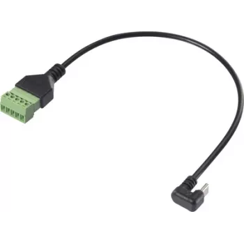 Renkforce USB-C adapterio laidas kampinis[1x kištukas - 1x spaustukų jungtis] RF-6443970 (RF-6443970)