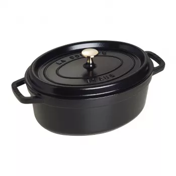 Staub Cocotte troškintuvas 4,2 l juodas