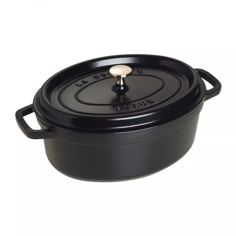 Staub Cocotte troškintuvas 4,2 l juodas