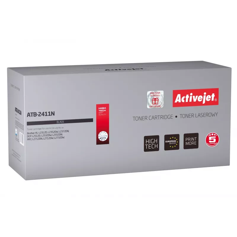 Activejet ATB-2411N Toneris (pakaitalas Brother TN-2411; Supreme; 1200 puslapių; juodas)