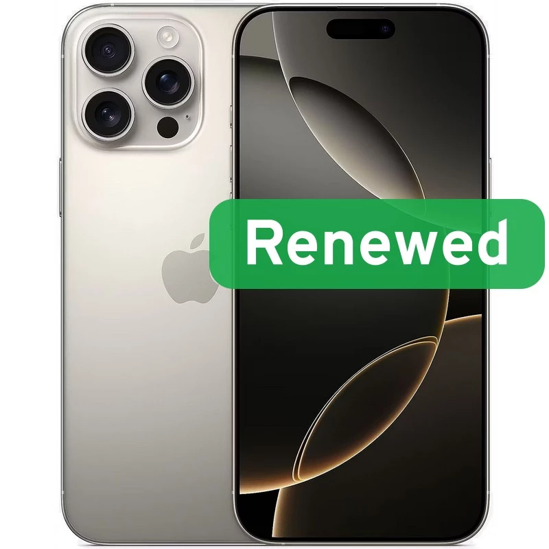 C klasė | Apple iPhone 16 Pro | 6,3 col. OLED | 5G | 256 GB | natūralus titanas | iOS | Apple Renew