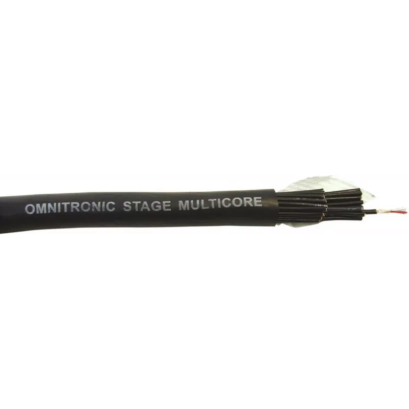 Daugiagyslis kabelis Omnitronic 24 x 2 x 0,12, 25 m ritė