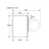Bosch WNA13401PL Skalbimo-džiovinimo mašina 8 kg / 5 kg 1400 aps./min Balta