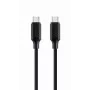 Kabelis USB C kištukas - USB C kištukas Power Delivery 60W įkrovimo ir duomenų 1,5m