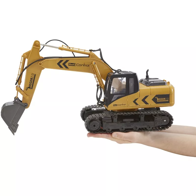 Revell Digger 2.0 - Ekskavatorius - Elektrinis variklis - 1:16 - Paruoštas naudoti (RTR) - Juoda - Geltona - Digger 2.0 (24924)
