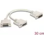 DeLOCK 65833 nuoseklusis laidas smėlio spalvos 0,3 m DB-15 2 x DB-15