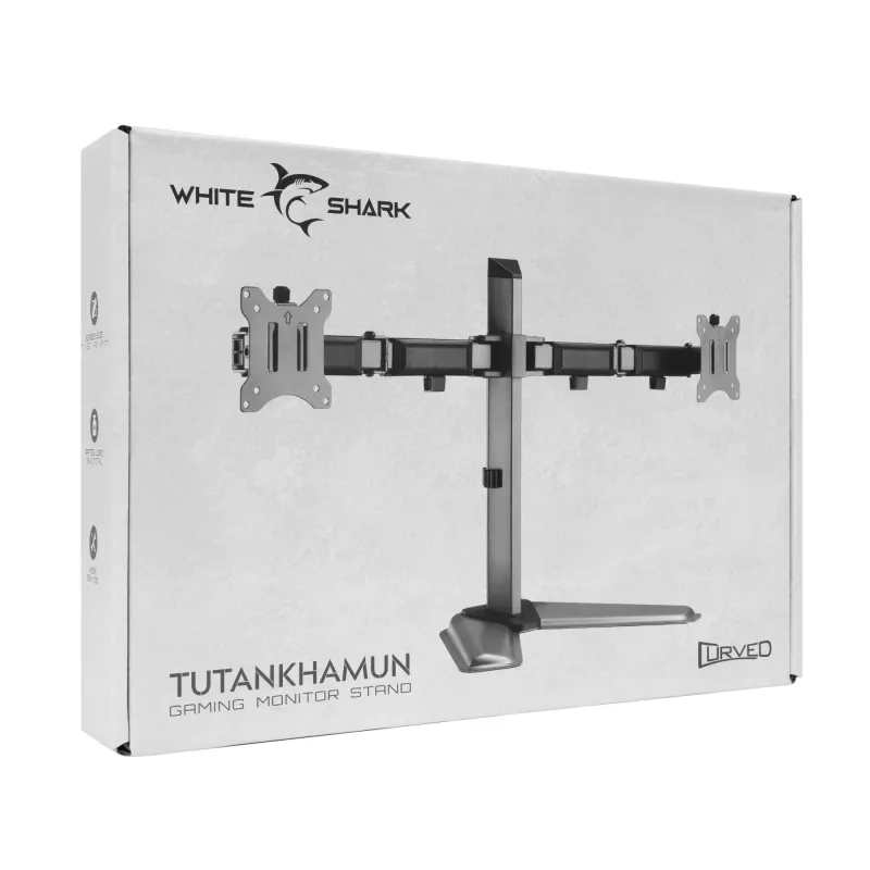 Nardymo kaukė White Shark Tutankhamun GMS-3206 — grūdintas stiklas, anti-fog, vienas lęšis