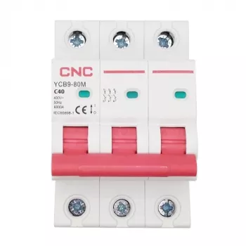 Automatinis jungiklis HiSmart NV821563 3 polių 40 A C charakteristikos miniatiūrinis jungiklis