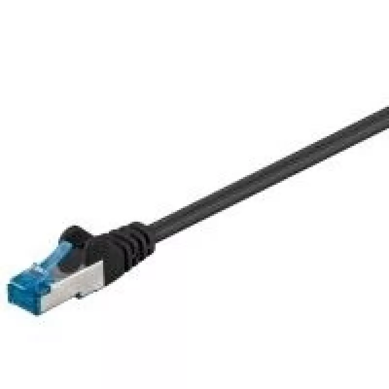 Tinklo kabelis Goobay CAT 6A komutacinis kabelis RJ-45 Cat6a 15 m juodas