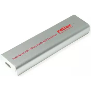 SSD dėklas ROLINE 16.01.4148 Sidabrinis M.2 10 Gbit/s USB Type-C