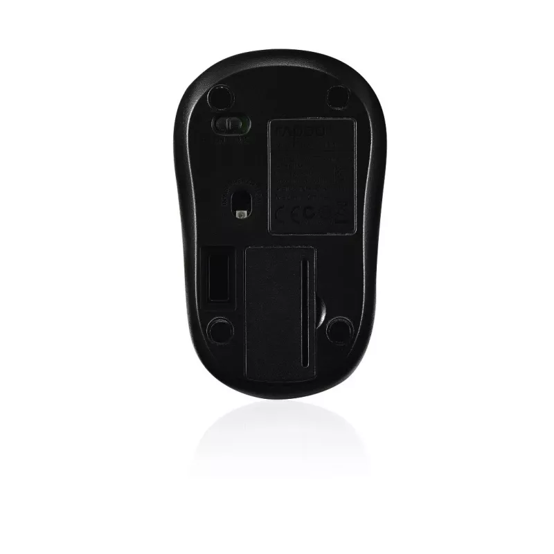 Rapoo M10 Plus belaidė optinė pelė, juoda