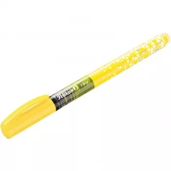 Rašiklis Pelikan inky neon geltonas 10 vnt.