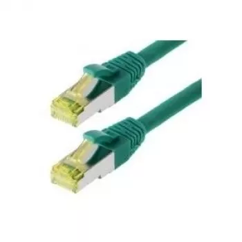 Ethernet komutacinis kabelis helos Cat 6a S/FTP PIMF, žalias, 2 m