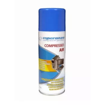 Suslėgto oro dulkių valiklis ESPERANZA ES103 400 ml, mėlynas/baltas, nepalieka įbrėžimų