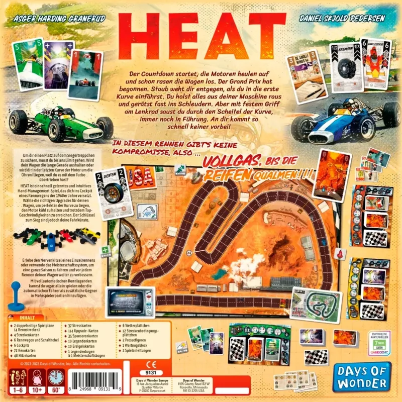 Stalo žaidimas „Heat“