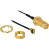 Antena DeLOCK RP-SMA WL I-PEX M / RP-SMA F juoda