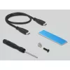 Išorinė korpusas DeLOCK M.2 NVMe PCIe SSD USB 3.2 Gen 2x2