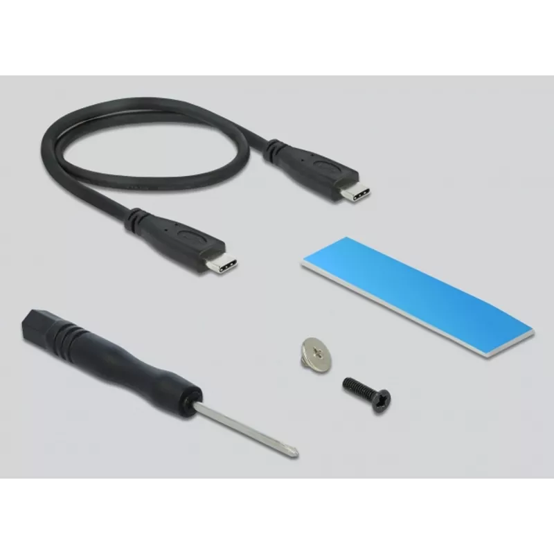 Išorinė korpusas DeLOCK M.2 NVMe PCIe SSD USB 3.2 Gen 2x2