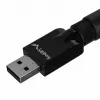 USB Wi‑Fi adapteris LANBERG NC-0300-WIE, USB 2.0, dvi išorinės antenos 5 dBi, WLAN 300 Mbps, Ethernet/WLAN, juodas