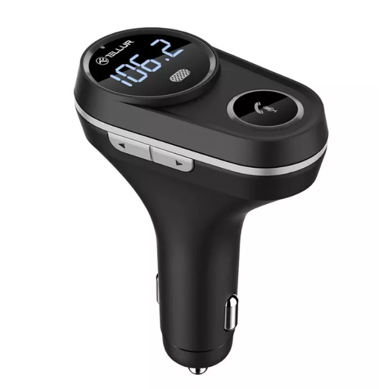 FM siųstuvas Tellur FMT-B5 USB 3.0 5 prievadų, modelis FMT-B5, juodas