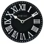 NeXtime klok 5187zw London Table, Ø16 cm, sieninis, juoda / balta