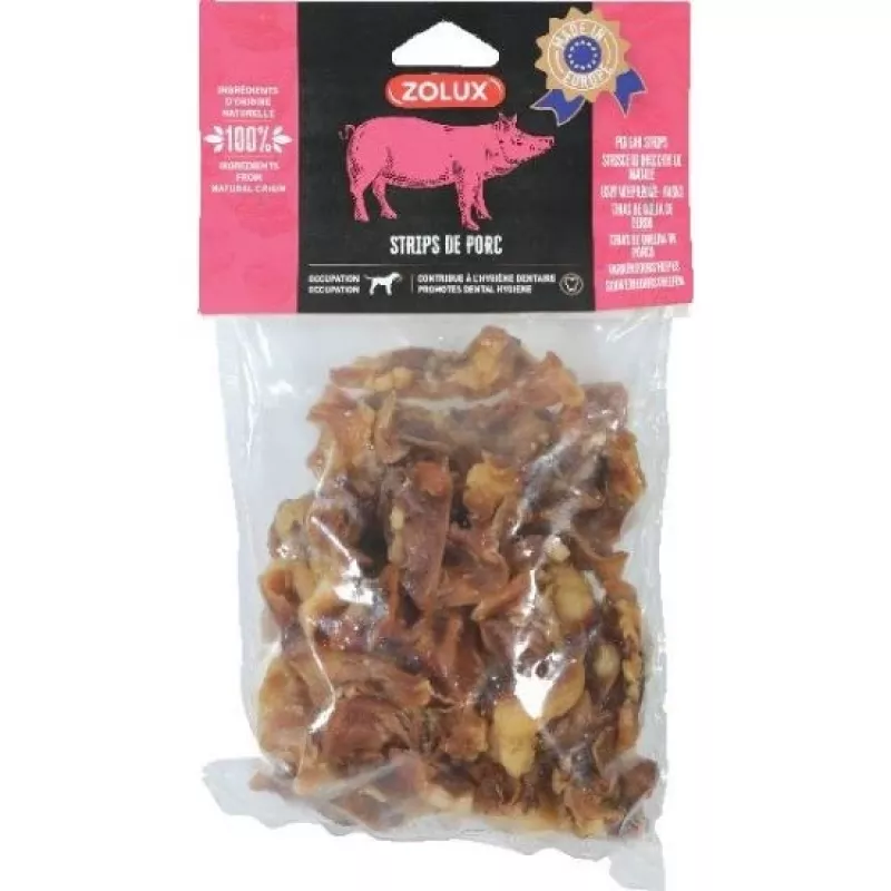 ZOLUX kiaulienos juostelės - skanėstas šunims - 500 g