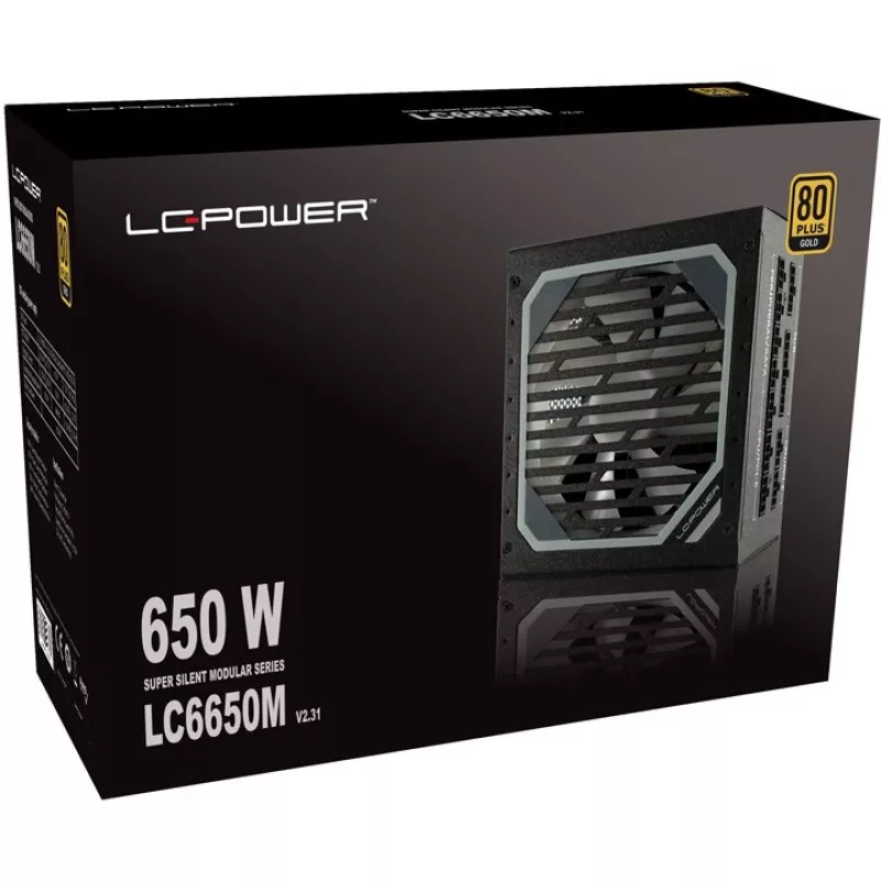 LC-Power Super Silent Modular Series LC6650M V2.31 - Maitinimo blokas (vidinis)