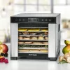 Maisto džiovyklė Rommelsbacher DA 650 600 W nerūdijantis plienas, 0,5 m², 35–75 °C, 7 padėklai